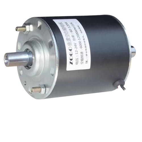 Moteur 24V 12000 tr/min en cuivre pur avec arbre B10 pour une rotation stable