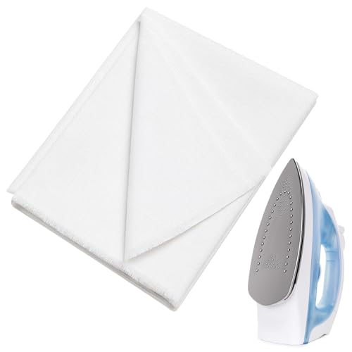 HunnmingRe 44 Inch x 4 Yards Woven Cotton Iron-on Fusible