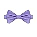 KissTies Lavender Self Tied Bow Ties Pale Purple Satin Wedding Bowties + Gift Box