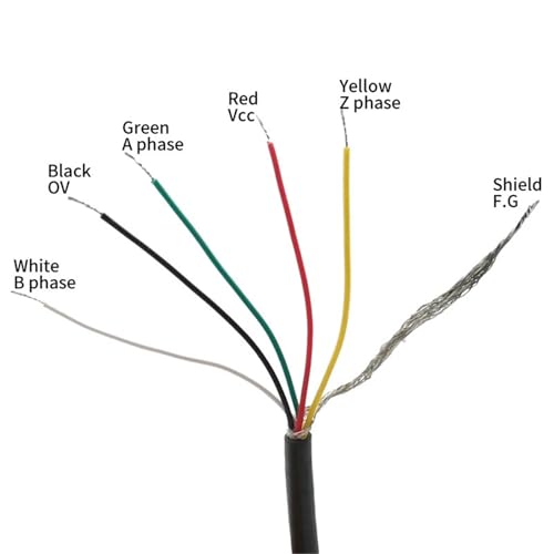 Codeur rotatif optique 800PPR avec signaux biphasés AB pour mesure d'angle précise - 6