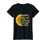 November Girls Are Sunshine Mixed Little Hurricane
