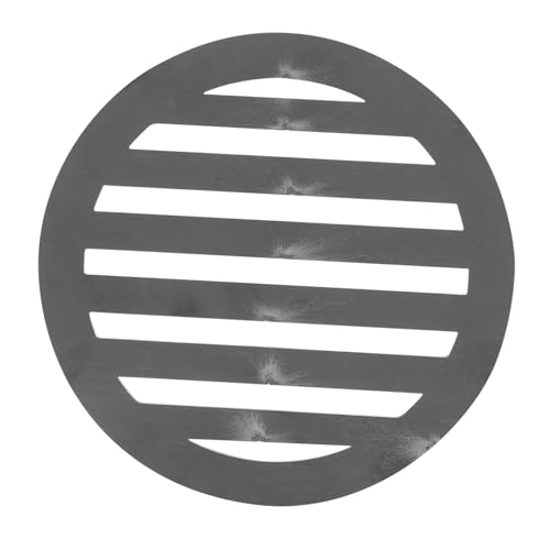 SEWOART Parrilla De Hierro Para Barbacoa 145 Mm 3 Mm De Grosor Para Cocina Al Aire Libre Camping y Picnic Placa Calefactora Rejilla Inferior Para Carbón y Ventilada