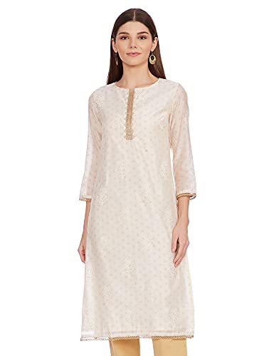 Image of Indya Women's Synthetic Kurta