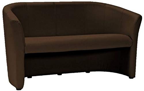 Casa Padrino canapé Design en Similicuir 160 x 60 x H. 76 cm - Différentes Couleurs - Canapé de Salon - Meubles de Salon Design, Couleur:Marron