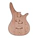 Leo Jaymz DIY Electric Bass Guitar Kits - Mahogany Body, Roasted Maple Neck and Laurel Wood Fingerboard - Fully Components Included (LB)