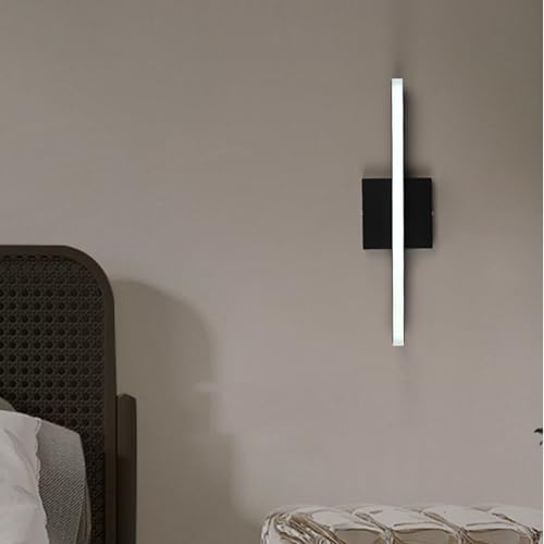 Aplique de pared LED de 60cm con mando regulable negro 7