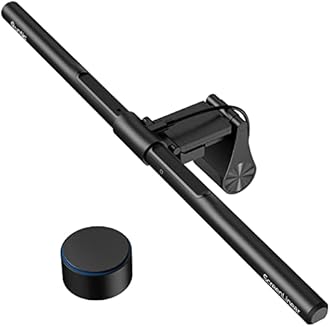 Quntis Desk Light, Monitor Light, Bar Light, 20.1 inches (51 cm), Wireless Remote Control, Automatic Dimming, 1200 Lux High Color Rendering Compatible with Curved Surfaces, USB Monitor, Hanging Type,