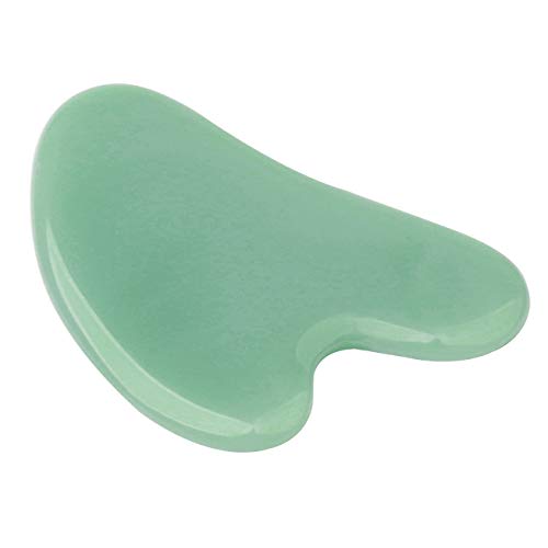 nuosen Gua Sha Massage Tool Jade Stone Cujaw/Gua Sha Board Massage Tool Groen aventurijn Jade voor gezicht en lichaam… - Image 4