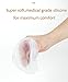 Wearable Silicone Milk Collection Cups,Closed System BreastMilk Collector Cup Works with Baby Buddha,Spectra,Medela,Ameda MYA,Zomee,Freemie(24mm-2PCS)