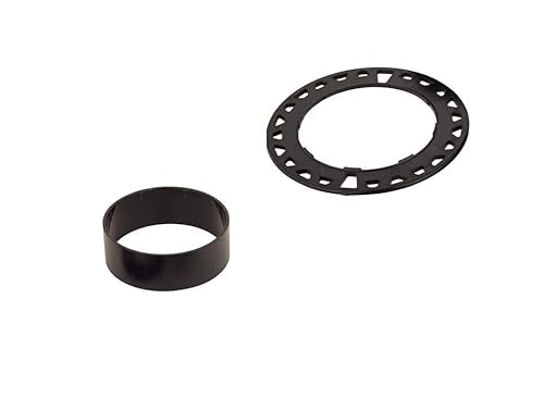 Schluter Systems Kerdi Shower Drain Cover Kit With Vertical Abs 2 Inch Flange, 4 Inch Drain Grate Curve Design With Matte Black Finish, And With Corners And Seals For Abs Plastic Pipe #TOP2