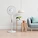 THINIA HOME Ventilador de Pie Blanco 40W de Potencia Imagen de THINIA HOME Ventilador de Pie Blanco 40W de Potencia