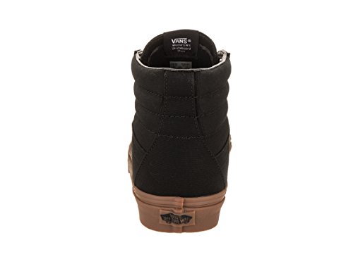 Vans Vans SK8 Hi Reissue Canvas Black/Light Gum Unisex Shoes Men/Women, Toile Gum Black Light Gum, 8 US