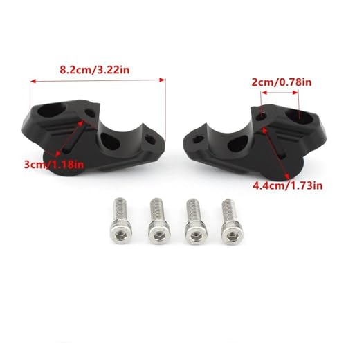 Soporte Extensor de Manillar Tenere 700 Rallye Base Elevadora Antivibración 2