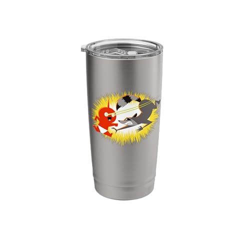 Disney Pixar Incredibles Jack-Jack vs. Raccoon Stainless Steel Insulated Tumbler