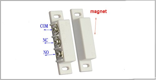 10 Sets Mc-31B Magnetic Reed Switch Normally Open Closed Nc No Door Alarm Window Security #TOP2
