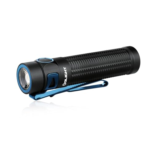 OLIGHT Baton3 Pro 1500 Lumens EDC Rechargeable Flashlights with MCC3, Compact Pocket Flashlight with L-Shape Stand and High Performance LED for Camping and Emergency(Cool White Light: 5700~6700K)