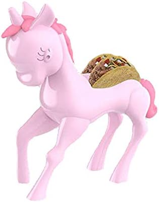 OptegoUnicorn Taco Holder, Hold 2 Tacos, for Birthdays and Taco Tuesday Nights