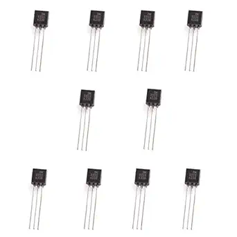 Robotbanao 2N2222 Npn To92 75V 0,8A Plastic Encapsulate High Speed Switching Transistor, (10 Pieces)