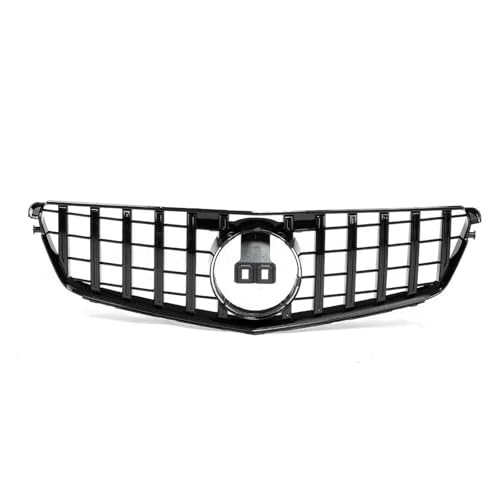 Calandre W204 usée ? Remplacez par cette grille avant GT noire Mercedes 2008-2014