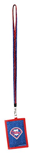 Rico Industries Beaded Lanyard with Nylon Wallet, Philadelphia Phillies