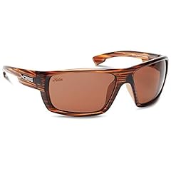 Shiny Brown Wood Grain Frame / Copper Lens