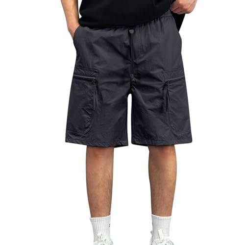 Image of Men's Hiking Cargo Shorts Quick Dry Casual Stretch Golf Work Shorts Outdoor Summer Summer Knee Length Pants