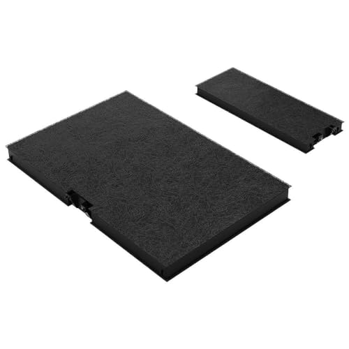 Aktivkohlefilter (2 St.) für Dunstabzugshauben geeignet für Bosch DWZ0AK0A0 11018700 | Siemens LZ10AKA00 | Neff Z51AIA0X0 | Constructa 17000965 | 364x240mm & 250x90mm