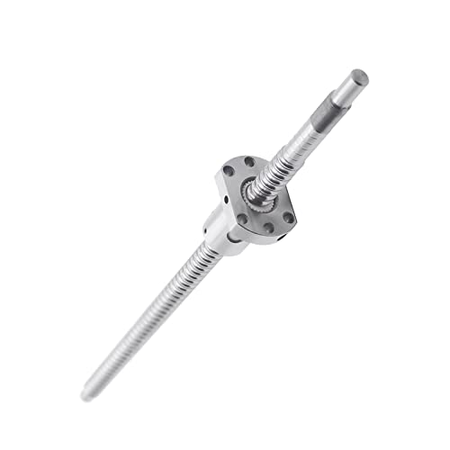 12mm Ball Screw SFU1204 RM1204 with Nut (End Processing),Length 23.62 inch / 600mm,Precision Part for CNC Machine