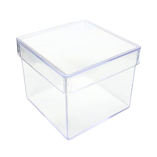 10 Caixinha Acrílica Transparente 5x5 - Lembrancinha / Festa
