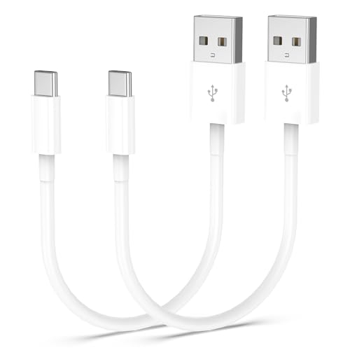 6 inch Short USB to USB C Cable for iPhone 17/16E/16/15 Small USB A to C Cable for Apple Carplay Cable for iPhone 17/17 Air/16/16e/15 Pro Max Samsung Galaxy S26 Ultra/S25/S24/S23