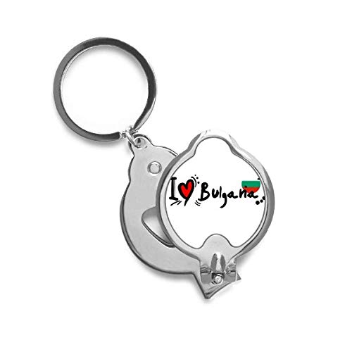 Coupe-ongles avec coeur J'aime Bulgana une idée cadeau originale