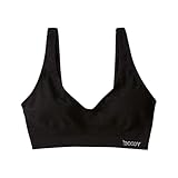 Boody Organic Bamboo EcoWear Women's Padded Shaper Bra, Black, Medium