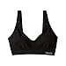 Boody EcoWear Women's Padded Shaper Bra - Seamless Cooling Bra Made from Natural Organic Bamboo Viscose - Soft Breathable Eco Fashion for Sensitive Skin - Black, Large