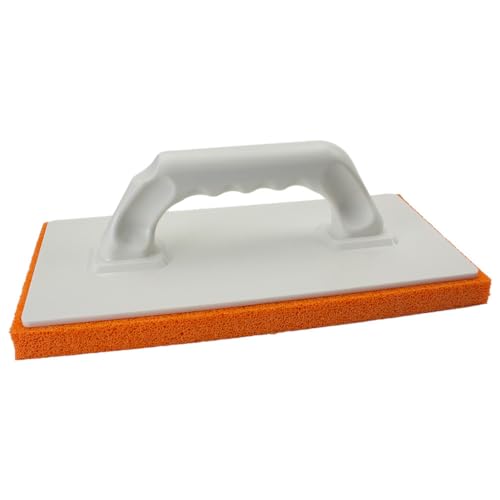 Dönges Lot de 40 planches à râper très fines en caoutchouc éponge 280 x 140 x 18 mm, très fines, avec support éponge orange, planche en plastique