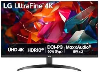 Monitor LG UltraFine™ - Tela UHD 4K 32", HDR10, DCI-P3 90%, Dynam...