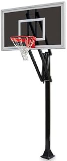 Vector Eclipse-BP Steel-Smoked Glass In Ground Adjustable Basketball System Royal Blue