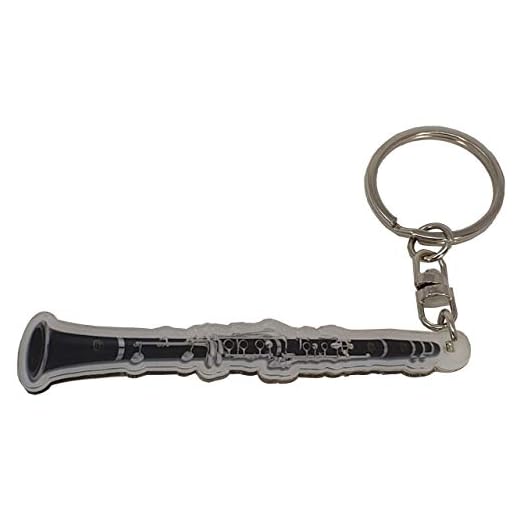 LLAVERO CON CLARINETE ACI-8010 ACRILICO REGALO MUSICAL - ROCKMUSIC