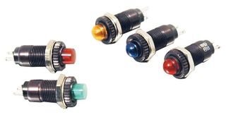 Dialight Panel Mount Indicator, Led, 9.53Mm, Red, 14V - 249-7871-3331-504F