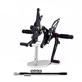 REUISAX Fußrastenanlage, kompatibel mit Kfz-Motorradteilen ZX6R 6R 2009 2010 2011 2012 2013 2014 2015 2016 2017 2018 2019 2020 2021 2022 2023