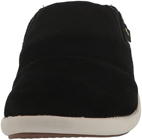 REVITALIGN Women's Siesta Nuevo Suede Mule, Black, 7 Wide | Image 1