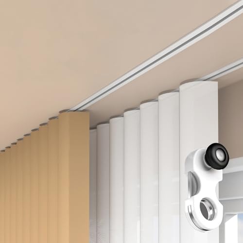 Rail de rideau de plafond encastré en aluminium tôle coulissante silencieuse pour fenêtres