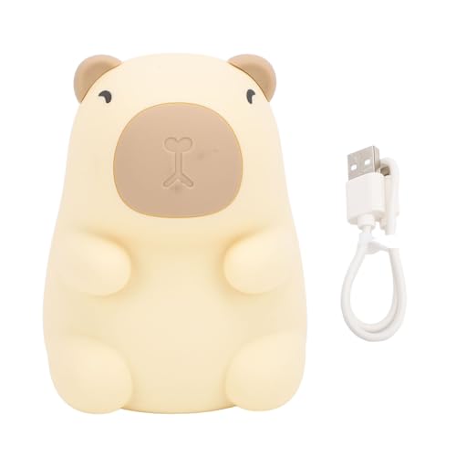 Lámpara de noche infantil de capibara recargable RGB