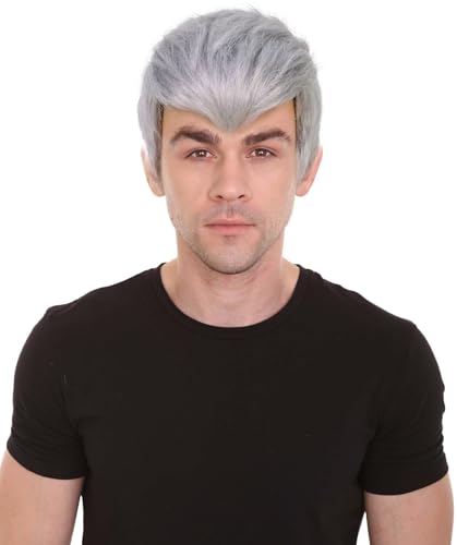 BC GOODS BY Men’s Gray Spiky Wig – Short Fighter