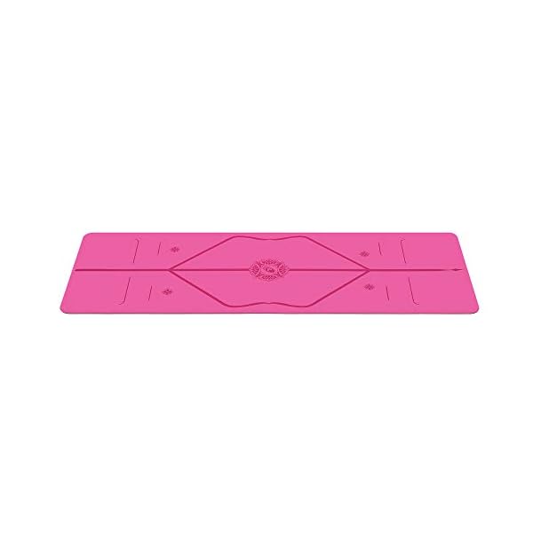 Liforme-Gratitude-Yoga-Mat-Patented-Alignment-System-Warrior-like-Grip-Non-slip-Eco-friendly-and-Biodegradable-sweat-resistant-long-wide-and-thick-for-comfort-Special-EditionPink Liforme Gratitude Yoga Mat - Free Yoga Bag included - Patented Alignment System, Warrior-like Grip, Non-slip, Eco…