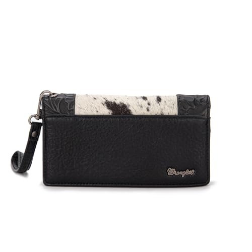 Image of Wrangler Wristlet Wallets Western Wallet for Women Floral Tooled Womens Wallet Boot Stitch Purses | Tooled