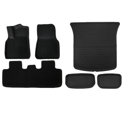 Tapis de sol Model Y en tissu polyester toutes saisons avec revêtement coffre XPE