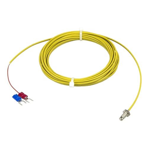 Termopar tipo K M5 con cable de 5m y sensor de temperatura de tornillo para impresora 3D