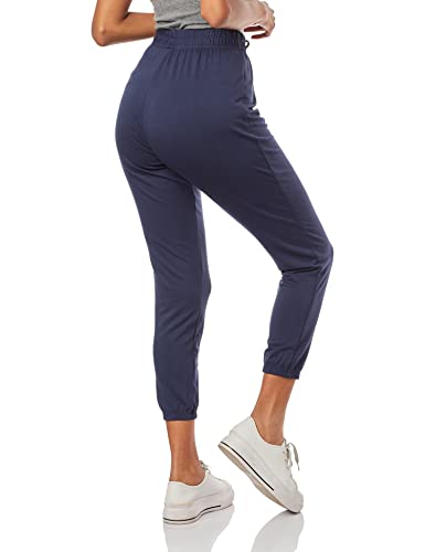 Calça Básica, basicamente., Feminino, Azul Marinho, P