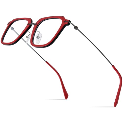 Image of FONEX Acetate Titanium Glasses Frame Men 2024 New Square Eyeglasses Spectacles Eyewear F85843