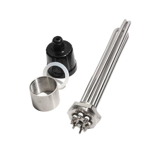 Riscaldatore Ad Immersione Elettrico Con Elemento Riscaldante For Acqua Con Filo DN32 380V SUS304 Produzione Di Birra 4.5kw 6kw 9kw 12kw(C,9KW 290mmL)